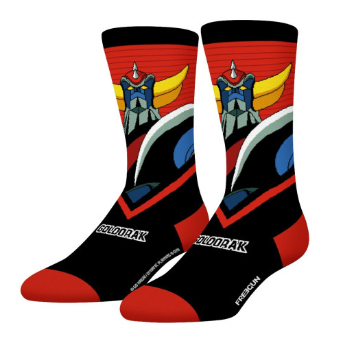 Lot de 4 Paires de Chaussettes homme Ville Goldorak Imprimé - Freegun