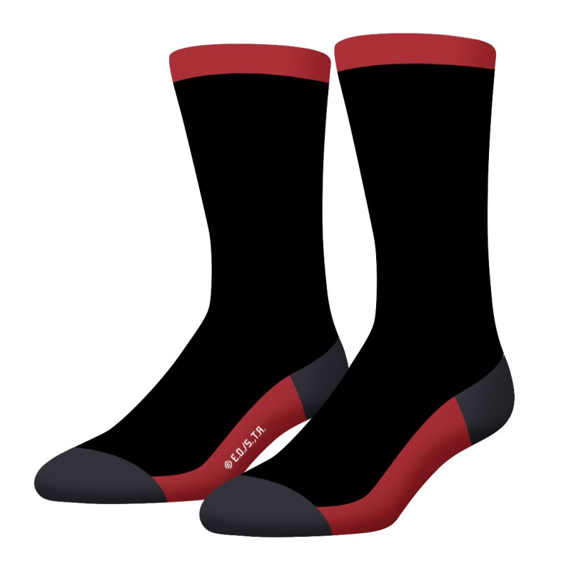 Lot de 4 Paires de Chaussettes homme Ville One Piece Luffy, Jolly Roger Imprimé - Freegun