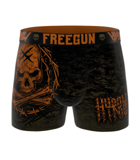 Lot de 4 Boxers Microfibre homme Hyraw Imprimé | FREEGUN