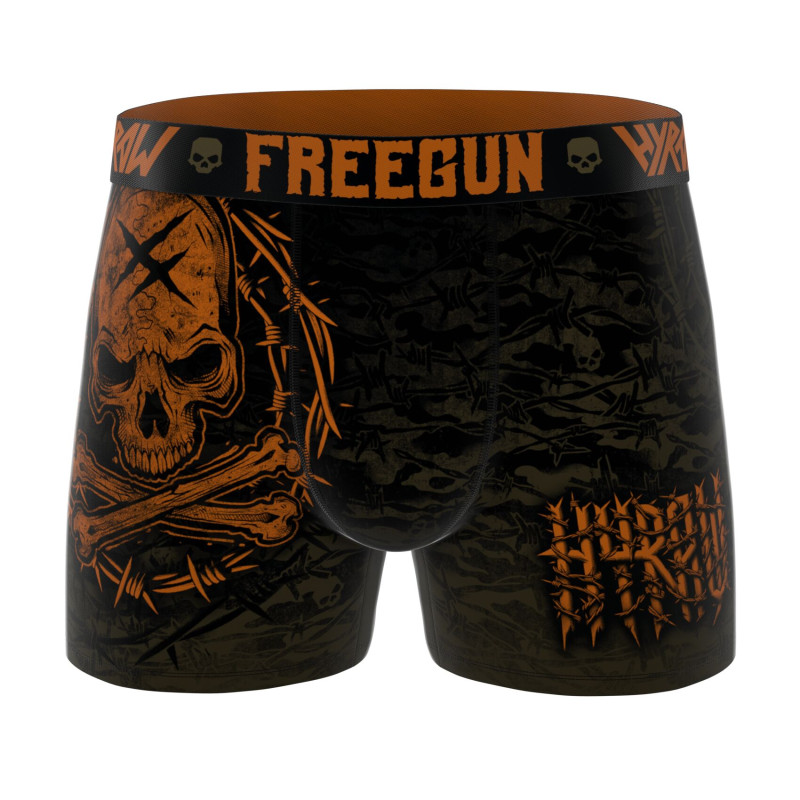 Lot de 4 Boxers Microfibre homme Hyraw Imprimé | FREEGUN