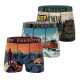 Lot de 3 boxers homme collection Vintage Winter