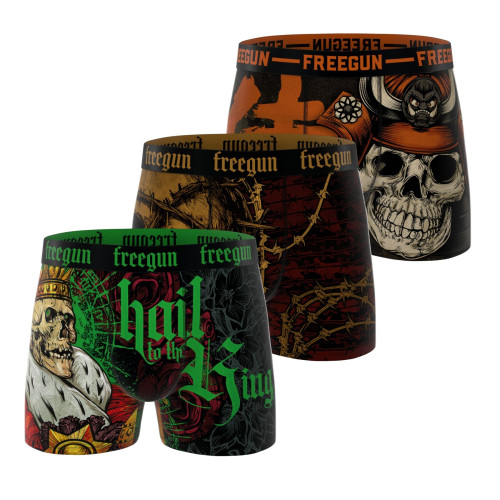 Lot de 3 boxers homme collection Rock That