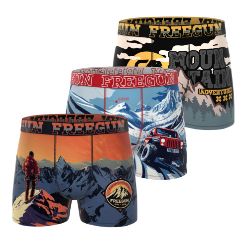 Lot de 3 boxers junior collection Vintage Winter
