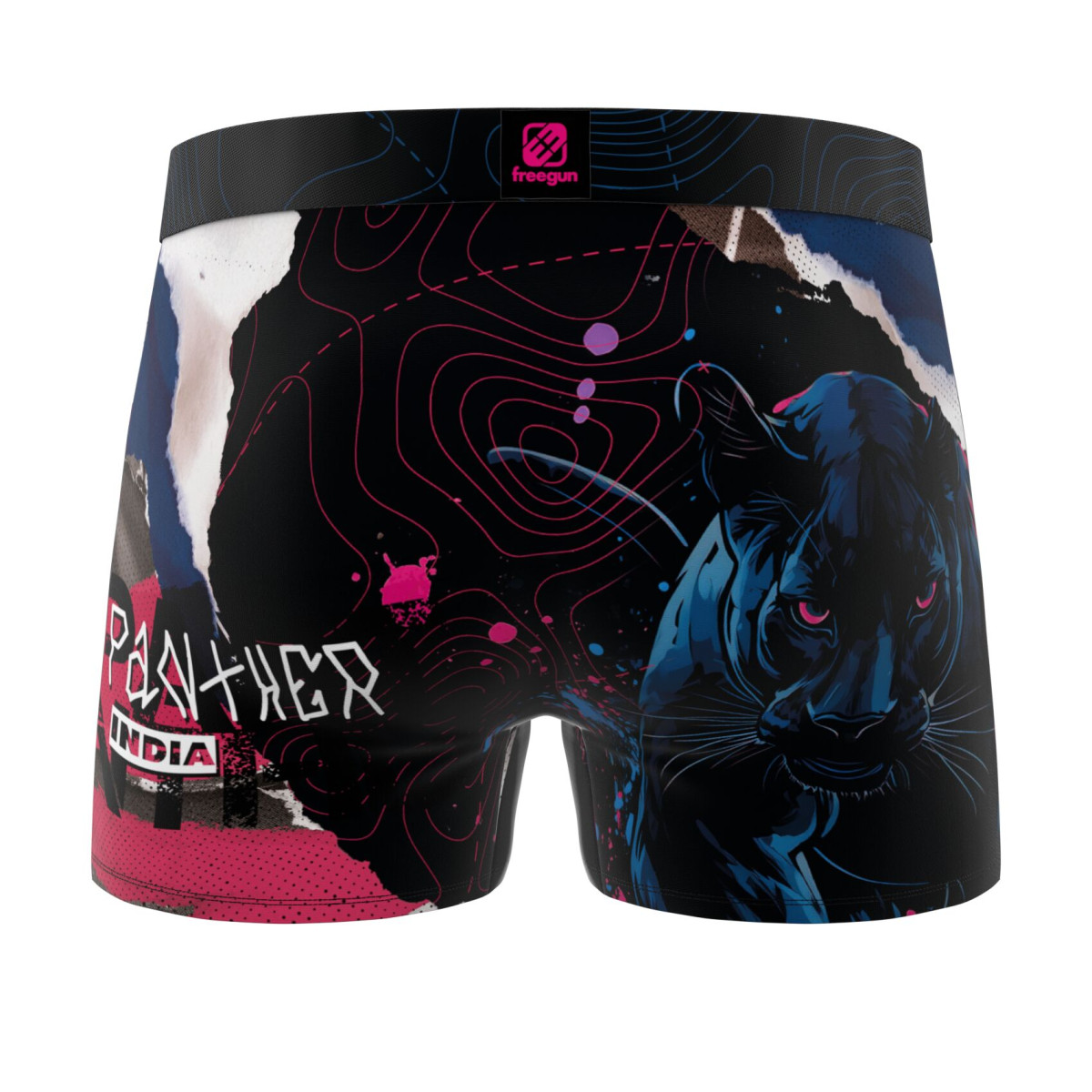 Lot de 3 boxers junior collection Pop Art Animals