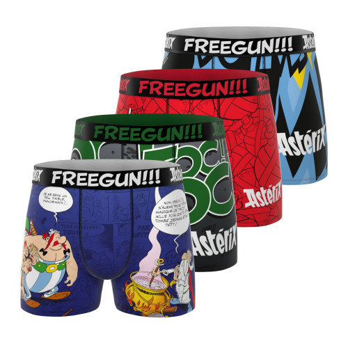 Lot de 4 boxers homme Asterix