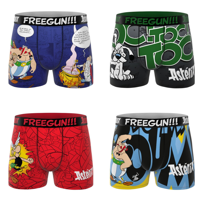 Lot de 4 boxers homme Asterix