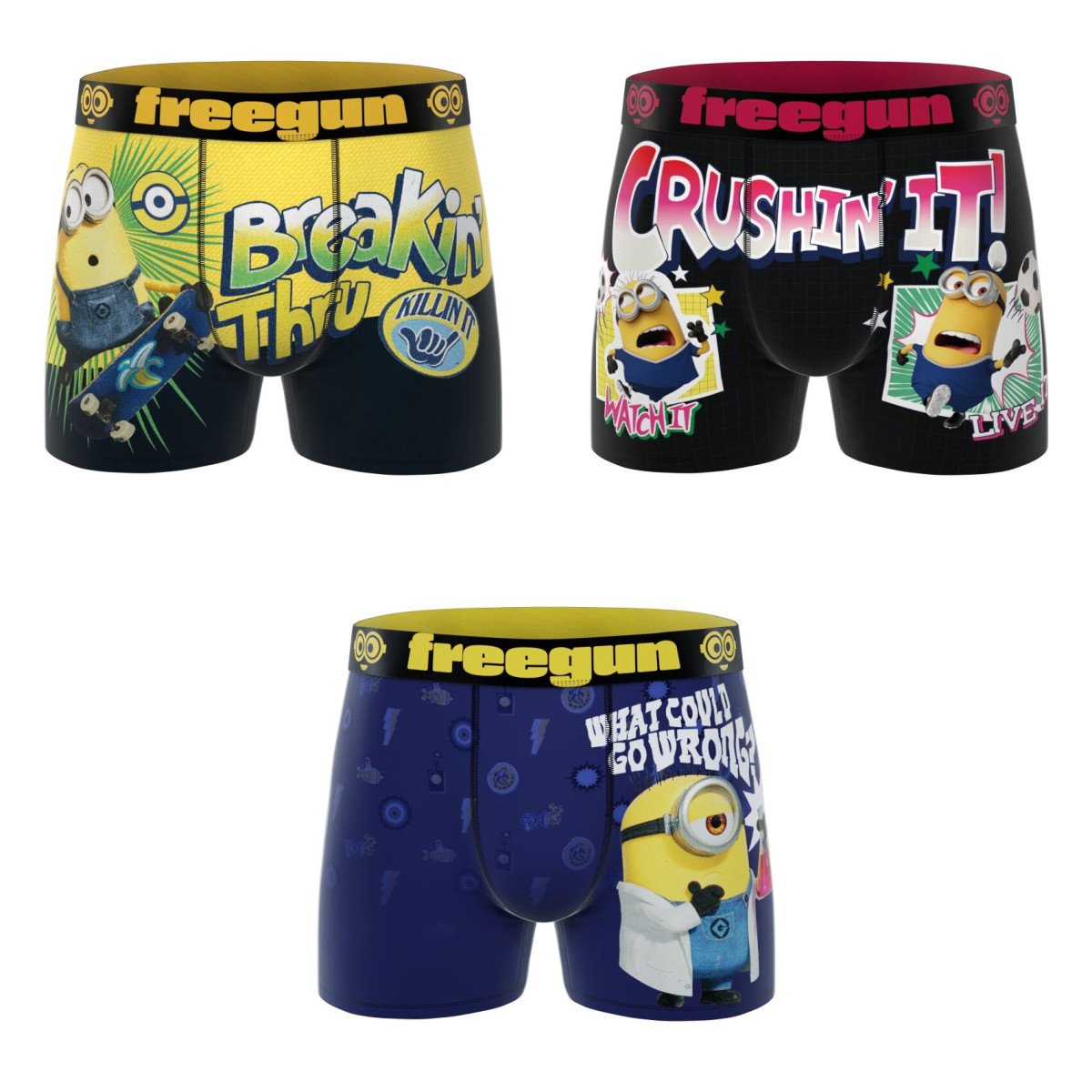 Lot de 3 boxers homme Despicable me
