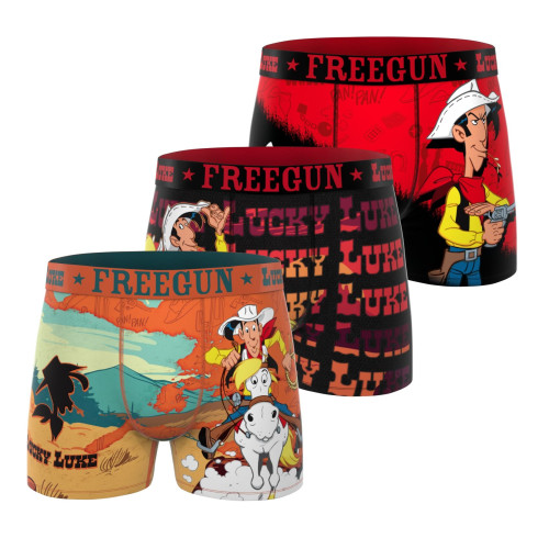 Lot de 3 boxers homme Lucky luke