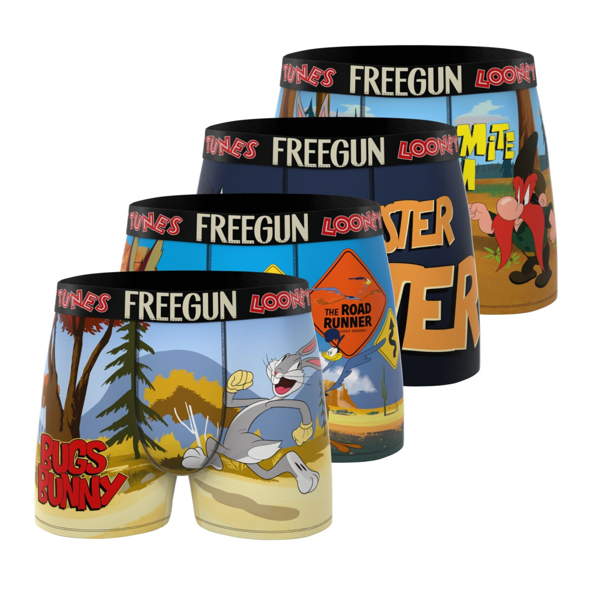 Lot de 4 boxers homme Looney Tunes