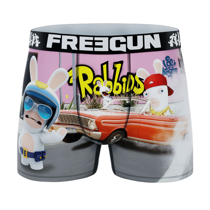 Lot de 4 boxers homme Lapins Crétins