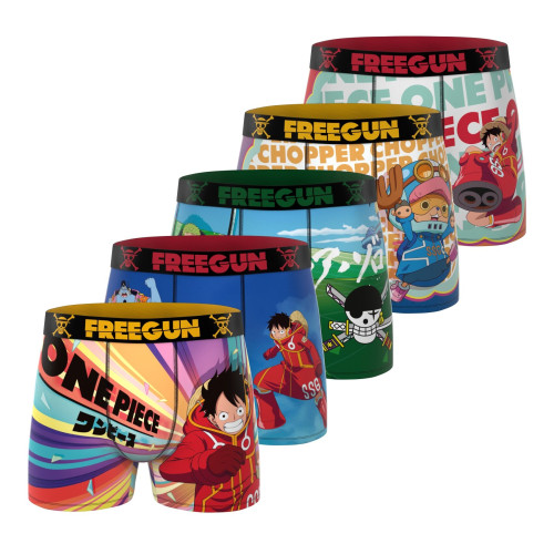 Lot de 5 boxers homme One Piece