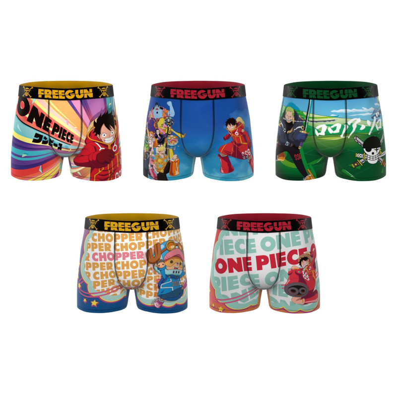 Lot de 5 boxers junior One Piece