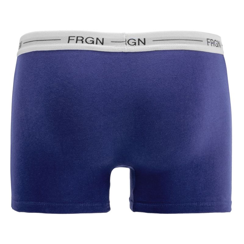 Lot de 3 boxers junior en coton colorés ceinture blanches FRGN