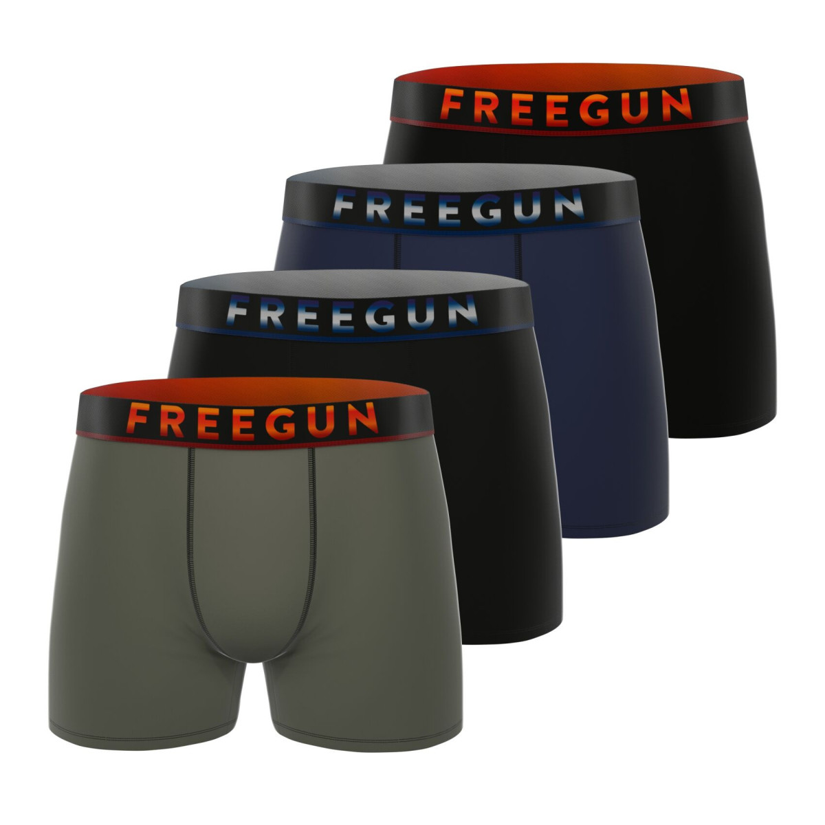 Lot de 4 boxers homme Signature Dave Coolin