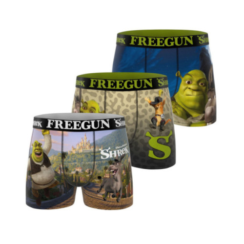 Lot de 3 boxers enfant Shrek