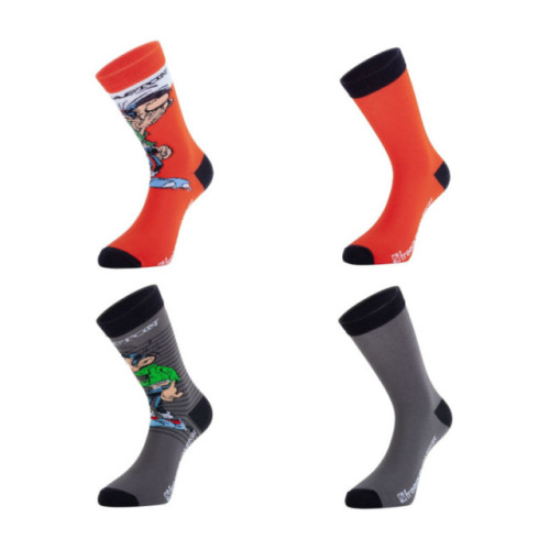 Lot de 4 paires de chaussettes homme Gaston Lagaffe A2
