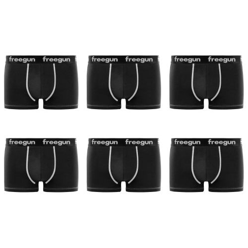 Lot de 6 boxers Freegun homme en Coton