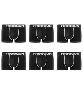 Lot de 6 Boxers Freegun homme microfibre