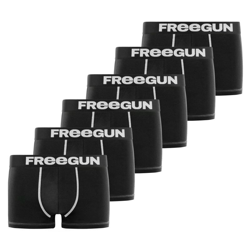 Lot de 6 Boxers Freegun homme microfibre