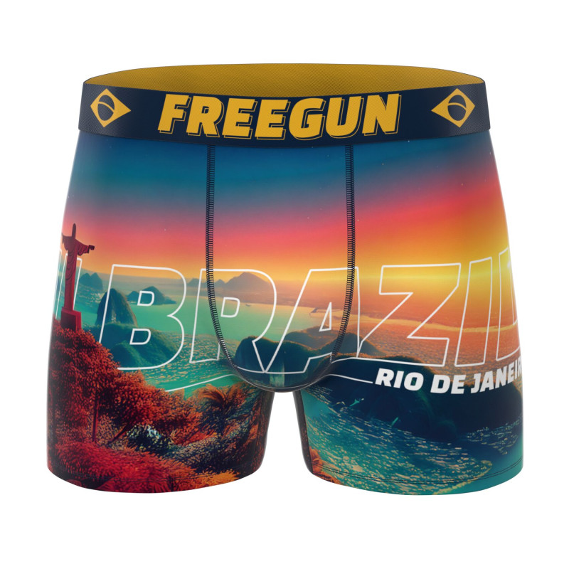 Lot de 3 boxers homme collection World Painting