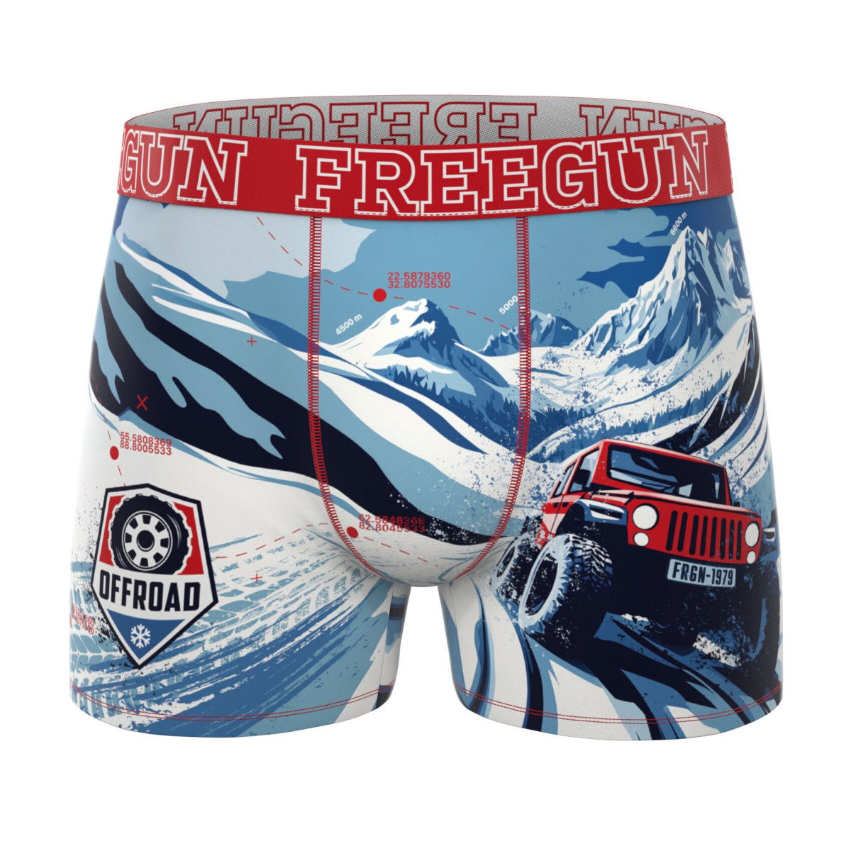 Lot de 5 boxers homme collection Vintage Winter