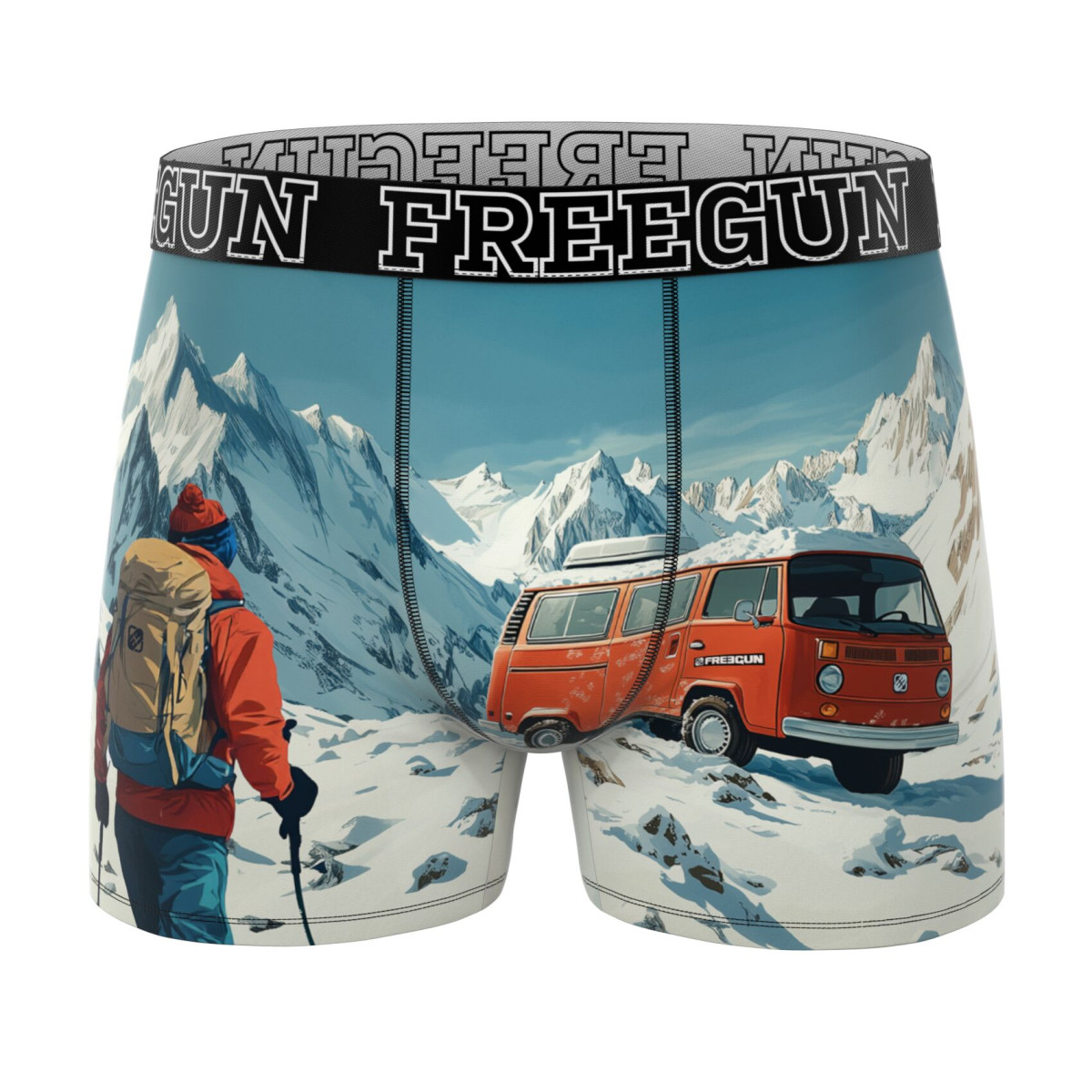 Lot de 5 boxers homme collection Vintage Winter
