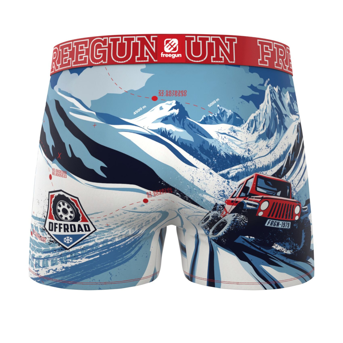 Lot de 5 boxers homme collection Vintage Winter