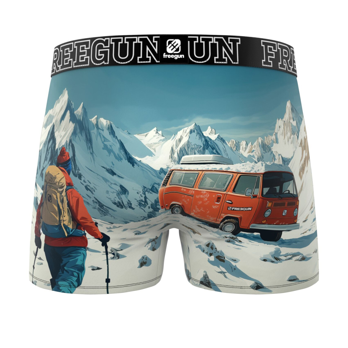 Lot de 5 boxers homme collection Vintage Winter