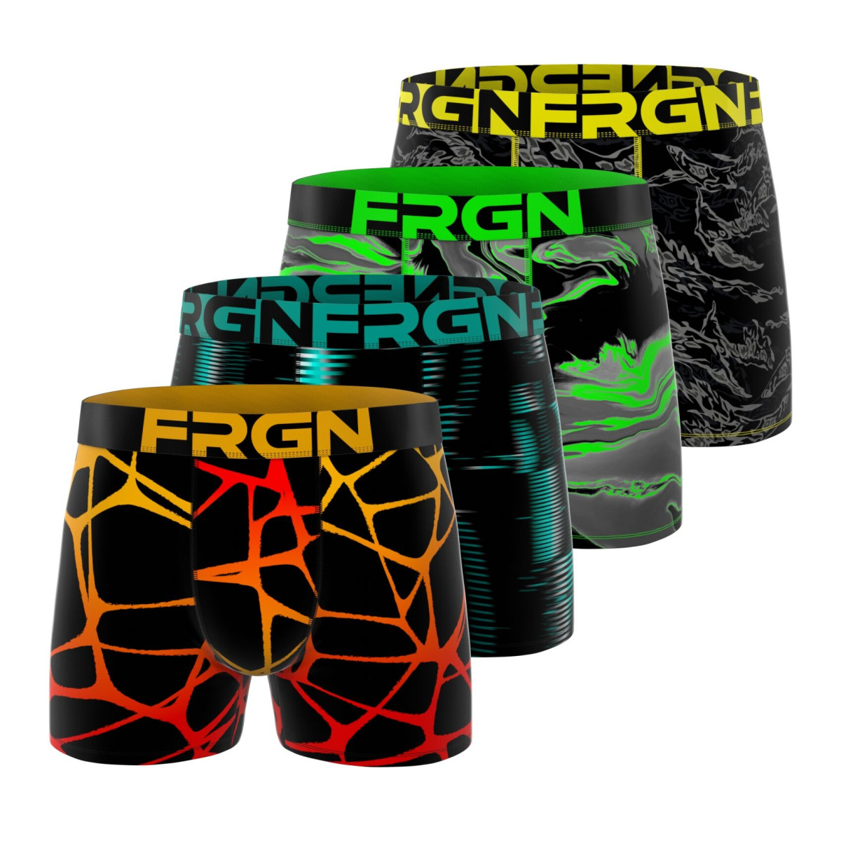 Lot de 4 boxers junior collection FRGN Style