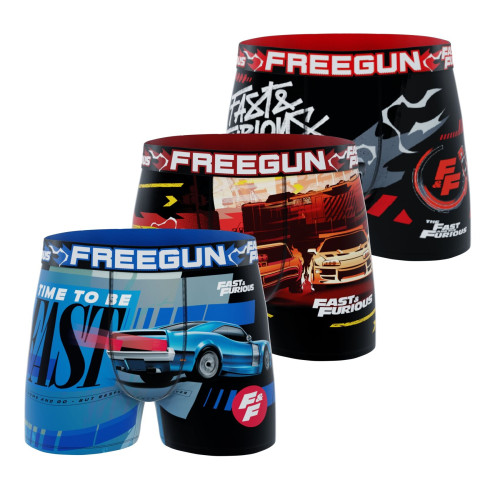 Lot de 3 boxers junior Fast & Furious