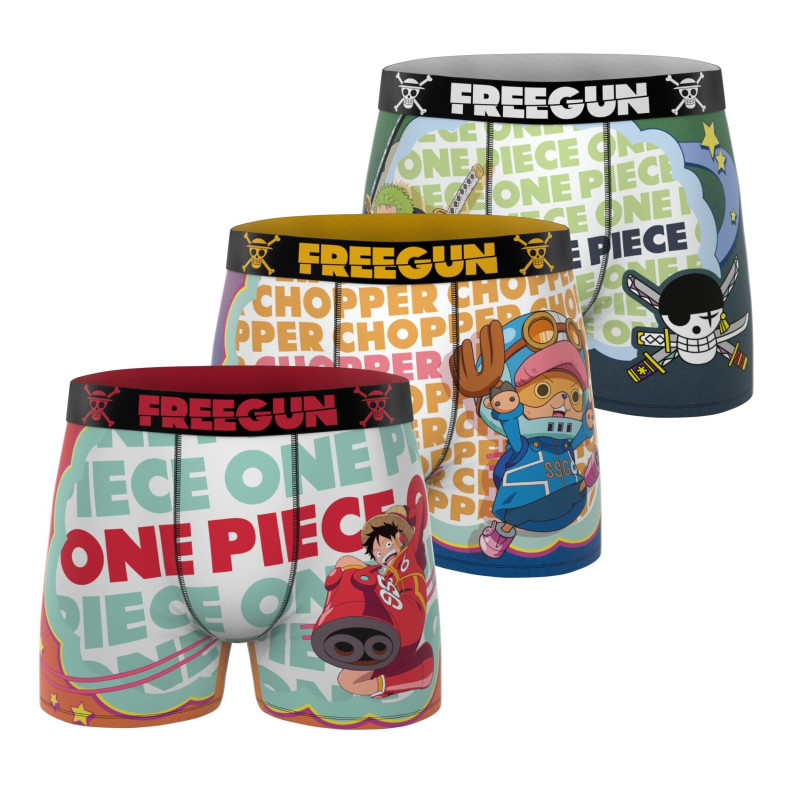 Lot de 3 boxers homme One Piece