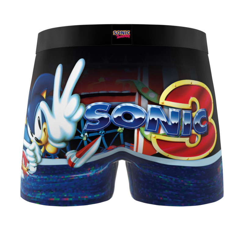 Lot de 3 boxers homme Sonic