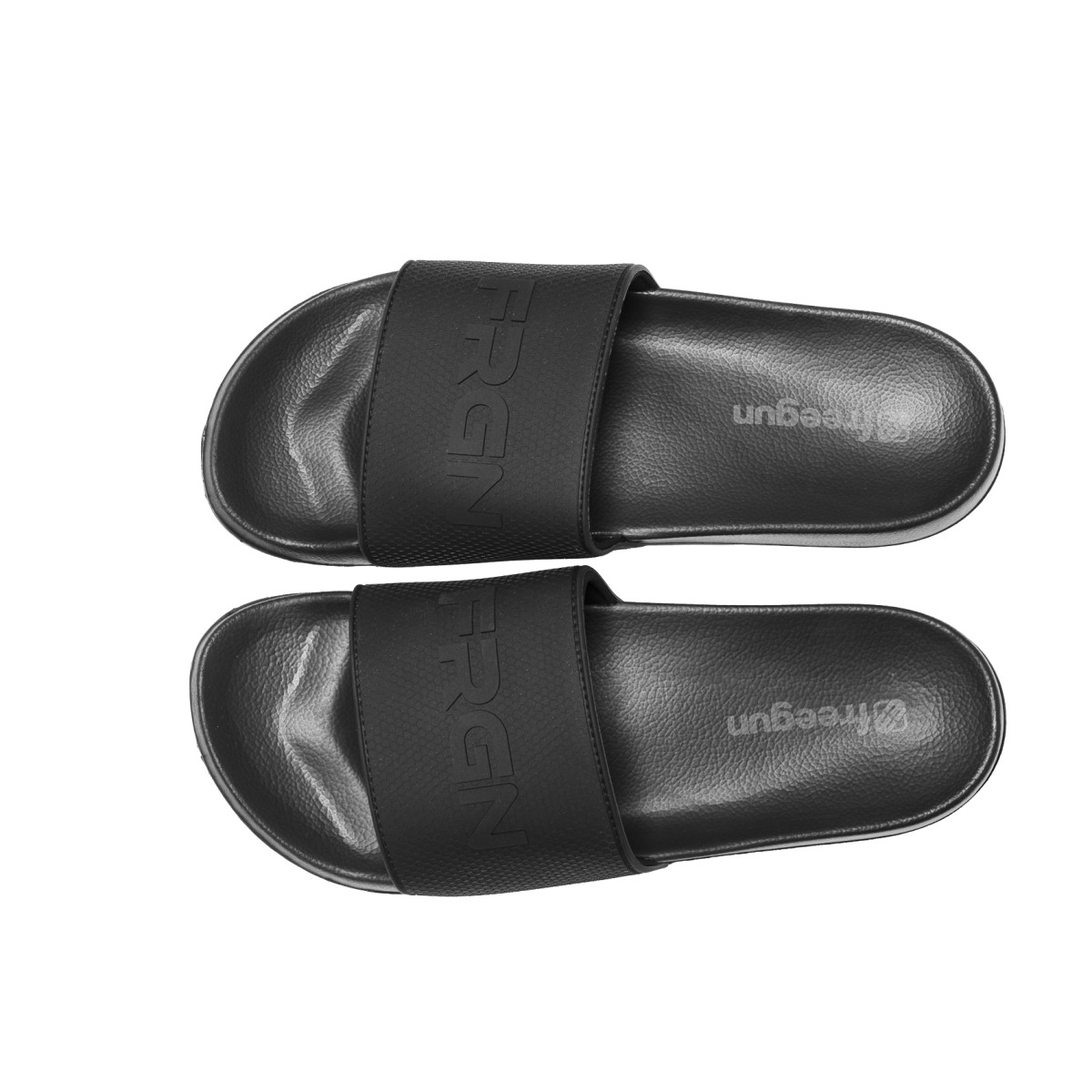Paire de Claquettes homme Noir Rubber | FREEGUN