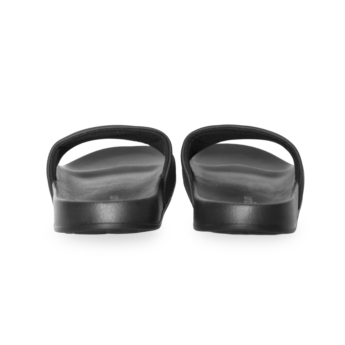 Paire de Claquettes homme Noir Rubber | FREEGUN