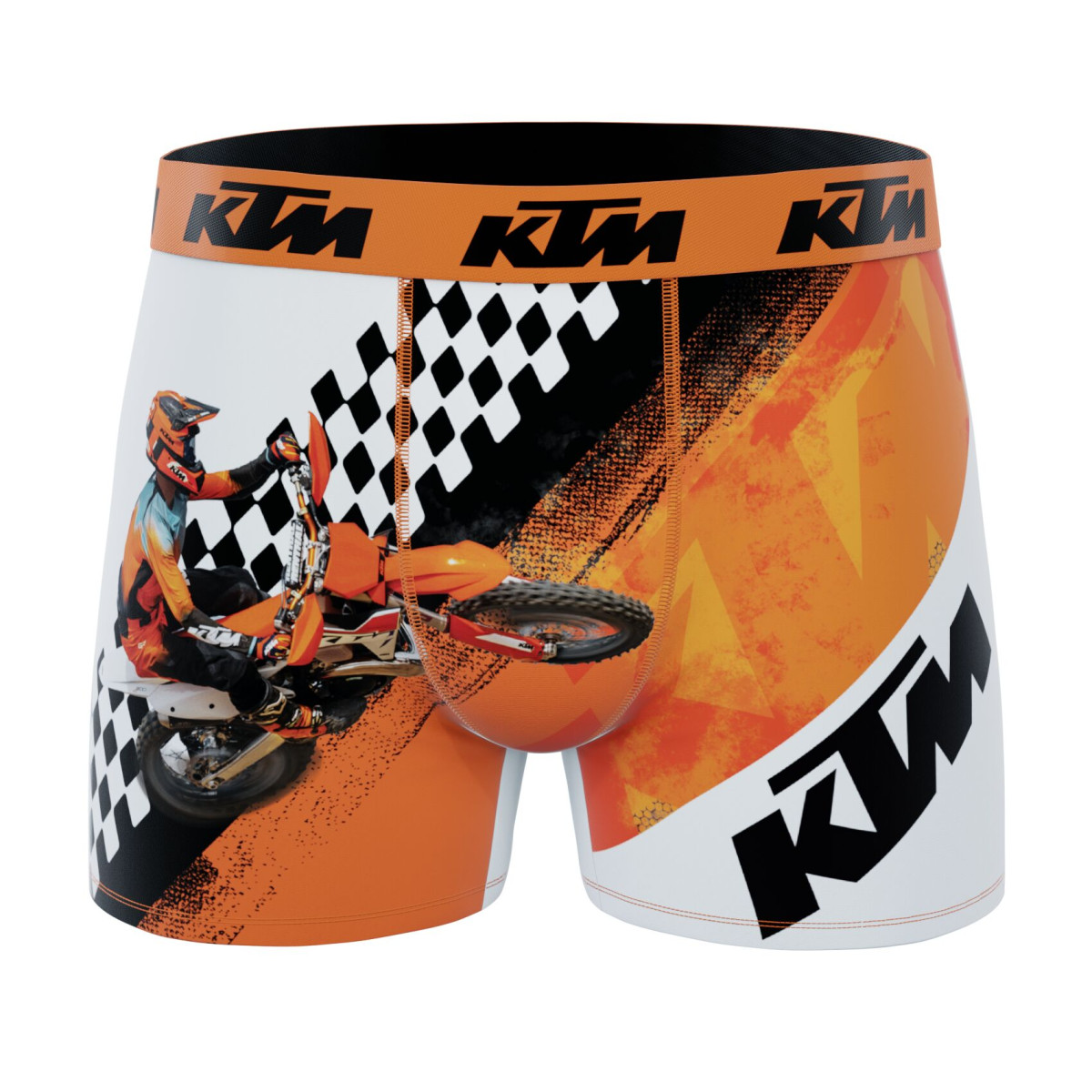 Lot de 4 Boxers Microfibre garcon Ktm | FREEGUN