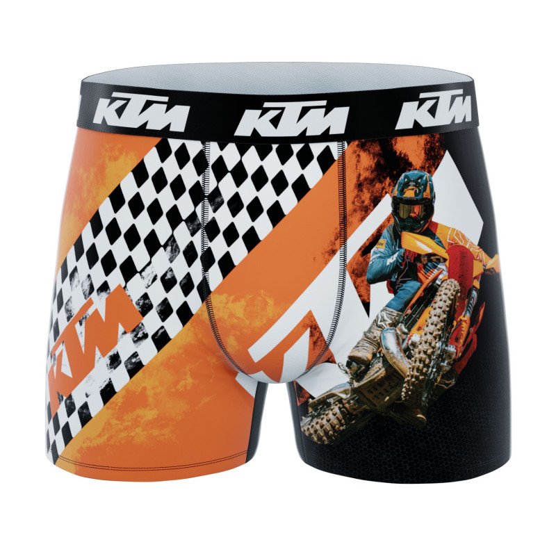 Lot de 4 Boxers Microfibre garcon Ktm | FREEGUN