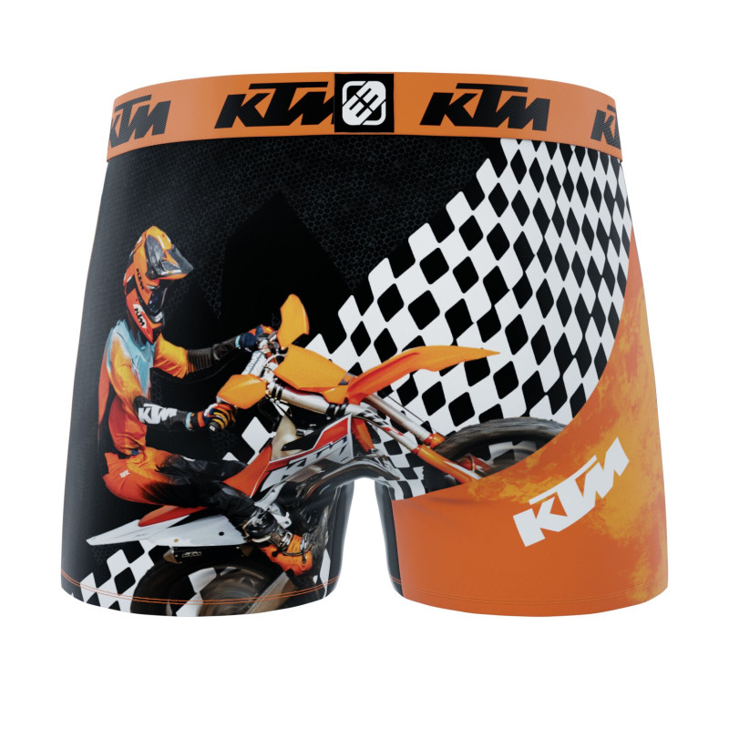 Lot de 4 Boxers Microfibre garcon Ktm | FREEGUN
