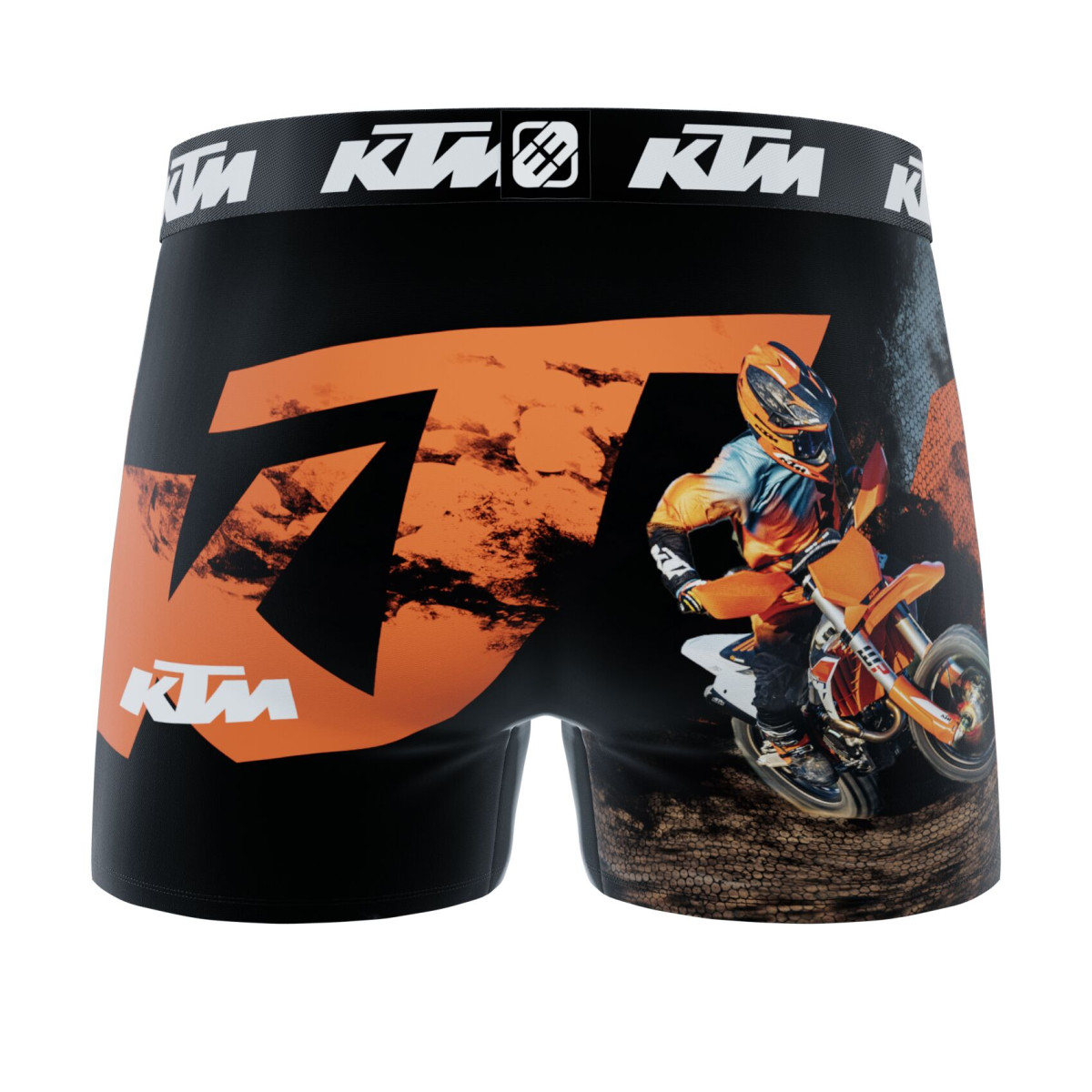 Lot de 4 Boxers Microfibre garcon Ktm | FREEGUN
