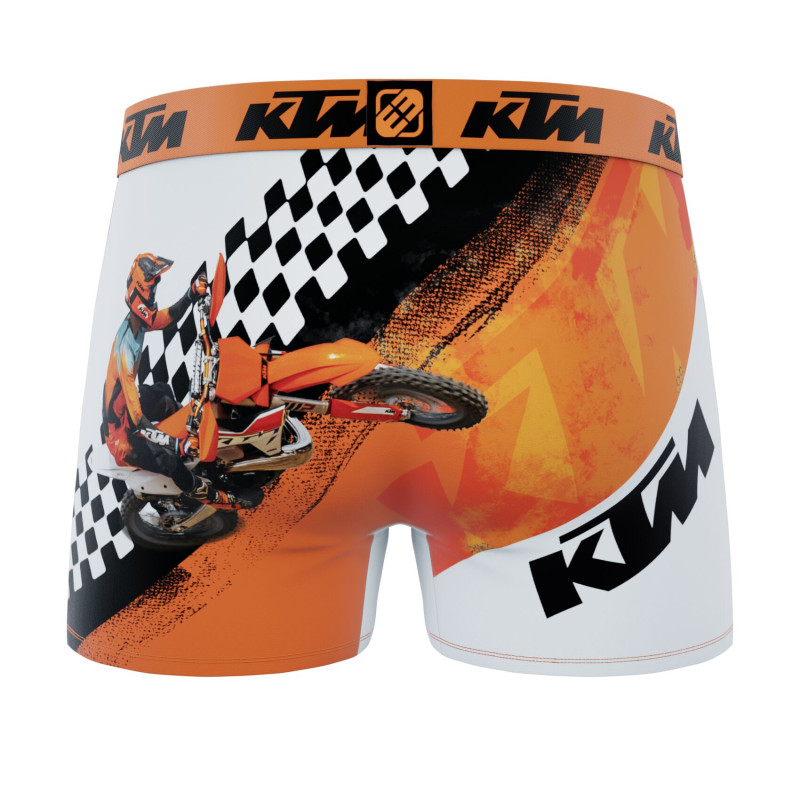 Lot de 4 Boxers Microfibre garcon Ktm | FREEGUN