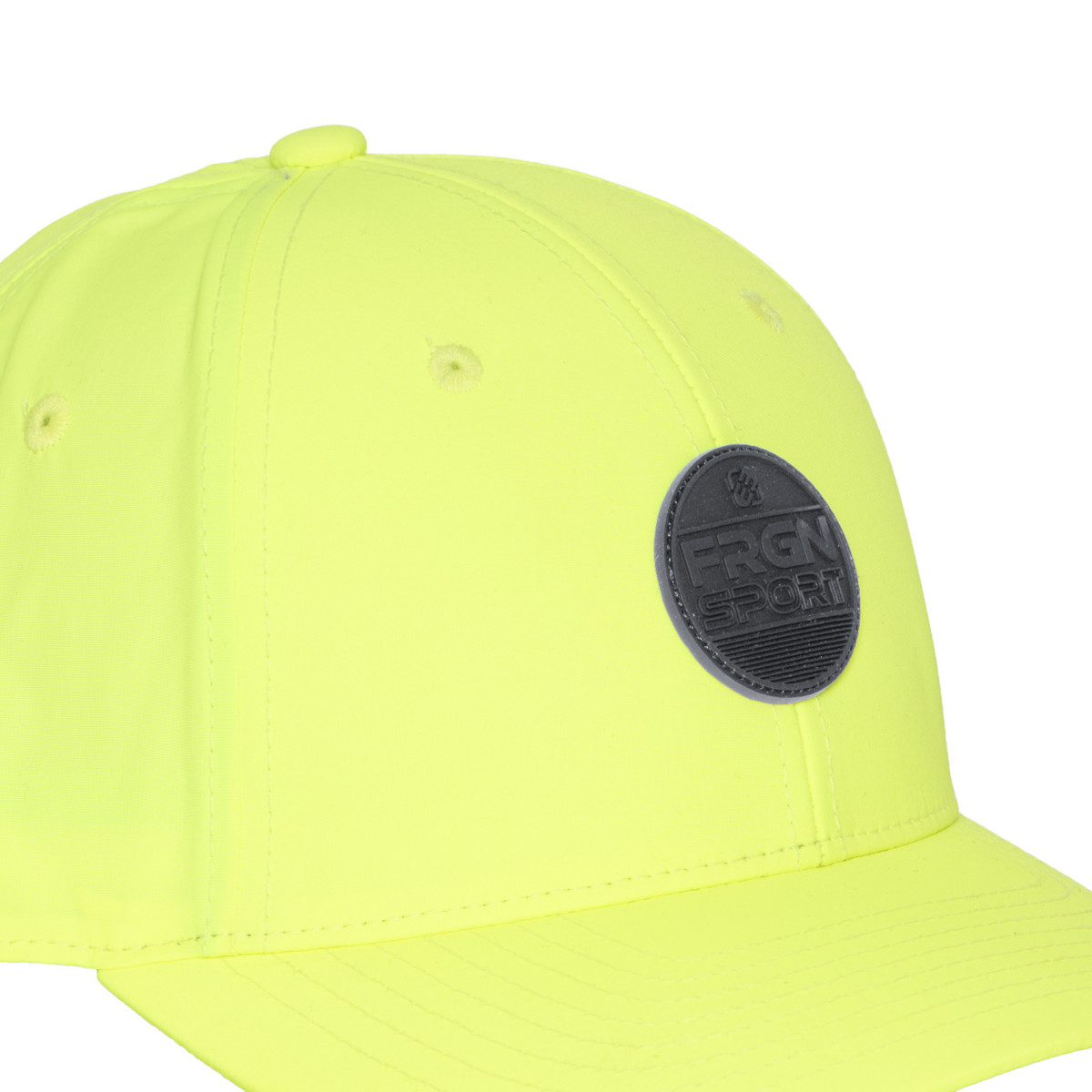 Casquette baseball avec écusson rond PU et réglage par cordon FRGN