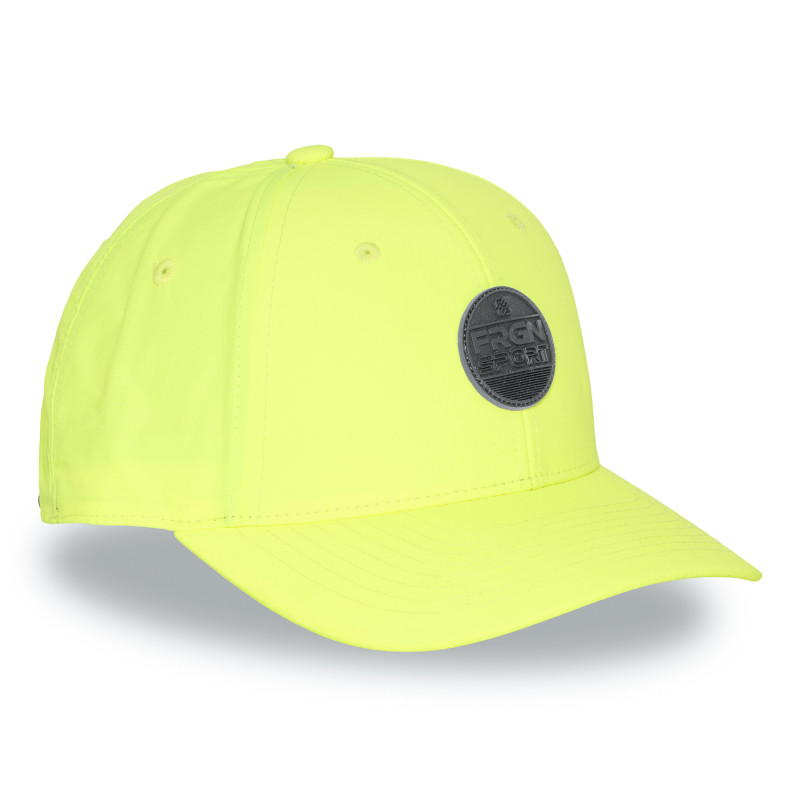 Casquette baseball avec écusson rond PU et réglage par cordon FRGN