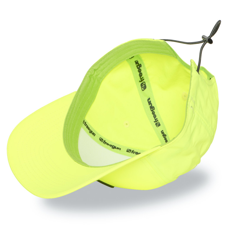 Casquette baseball avec écusson rond PU et réglage par cordon FRGN