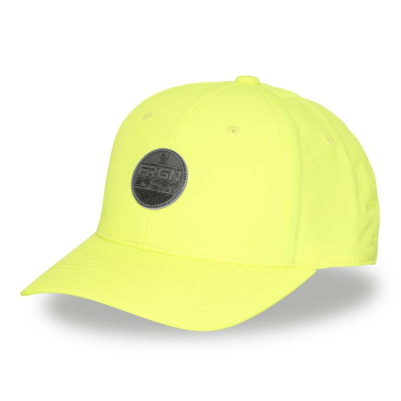 Casquette baseball avec écusson rond PU et réglage par cordon FRGN