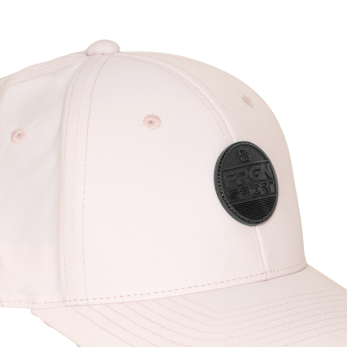 Casquette baseball avec écusson rond PU et réglage par cordon FRGN
