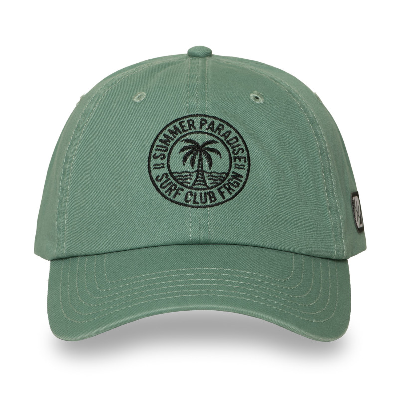 Casquette Dad cap Strapback / Boucle - Verte - Freegun
