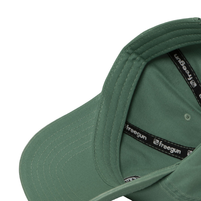 Casquette Dad cap Strapback / Boucle - Verte - Freegun