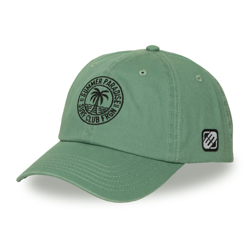 Casquette Dad cap Strapback / Boucle - Verte - Freegun
