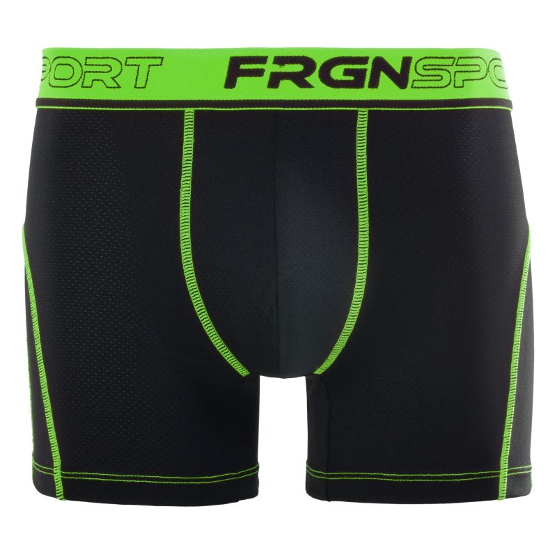Lot de 4 Boxers Freegun homme Aktiv Noir et Fluo