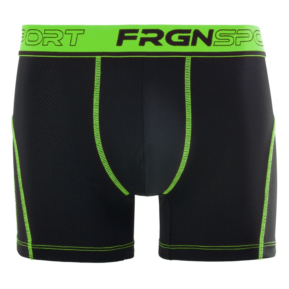 Set of 4 Men's Boxer Aktiv Black and Fluorescent
