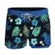 Short de bain avec moulant long dessous Fluo